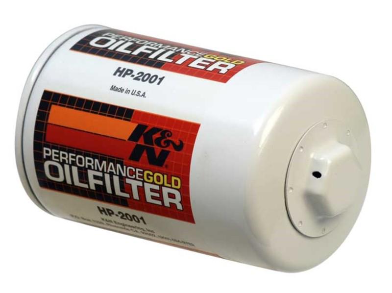 K&n filters hp-2001 - performance gold; oil filter; h-5.14 in.; od-3 in.