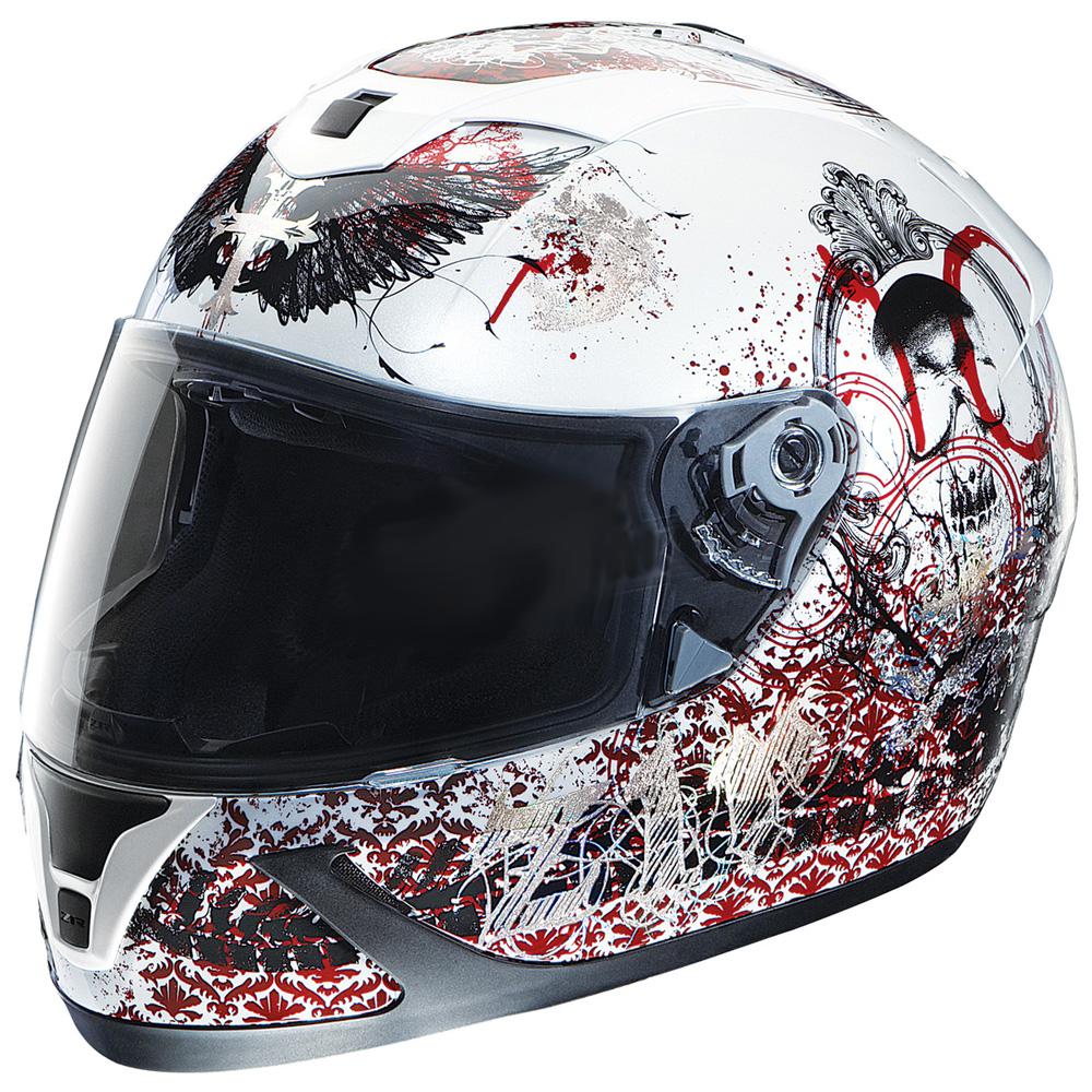 Z1r jackal pandora white helmet 2013 motorcycle full face