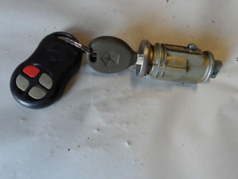 96 97 98 99 00 sebring convertible ignition switch cylinder w/ key & remote
