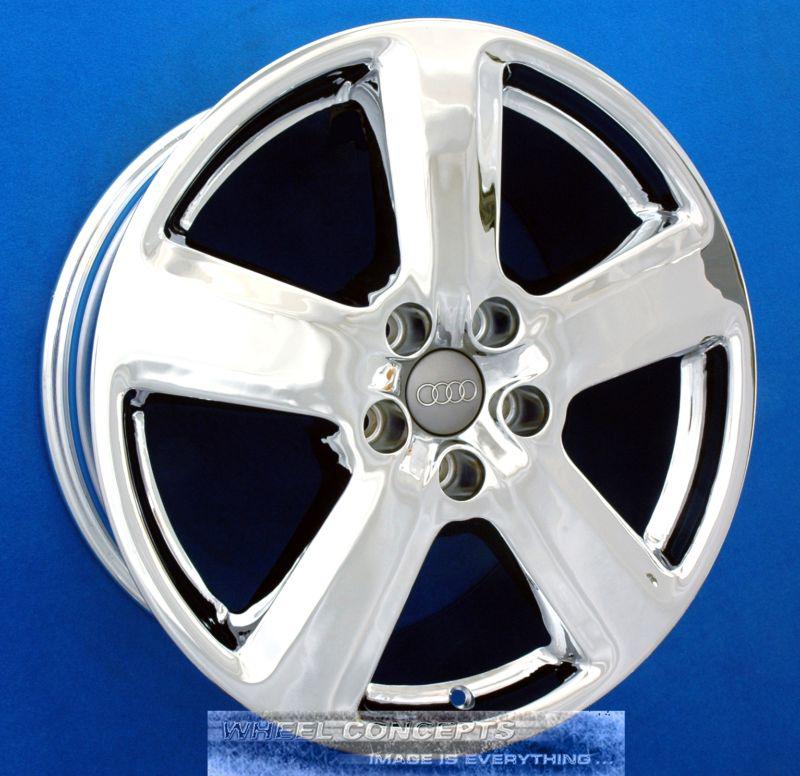 Audi a4 18 inch chrome wheels rims oem s4 s6 a6 a8 rs6