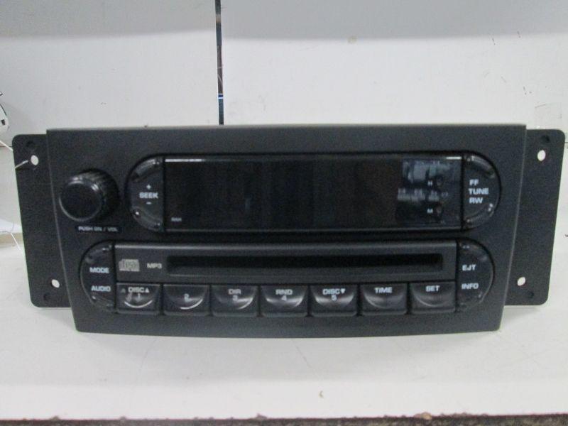 Radio stereo 2006 chrysler pacifica id 5094564ac