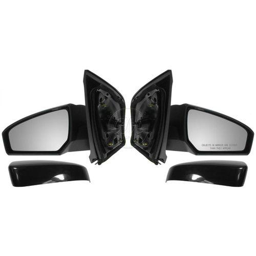 Mirrors side view manual left lh & right rh pair set for 07-11 nissan sentra