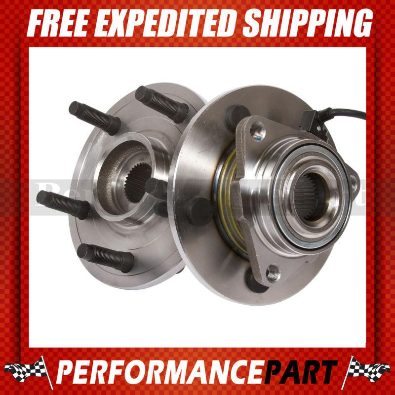 2 new gmb front left and right wheel hub bearing assembly pair w/ abs 799-0287