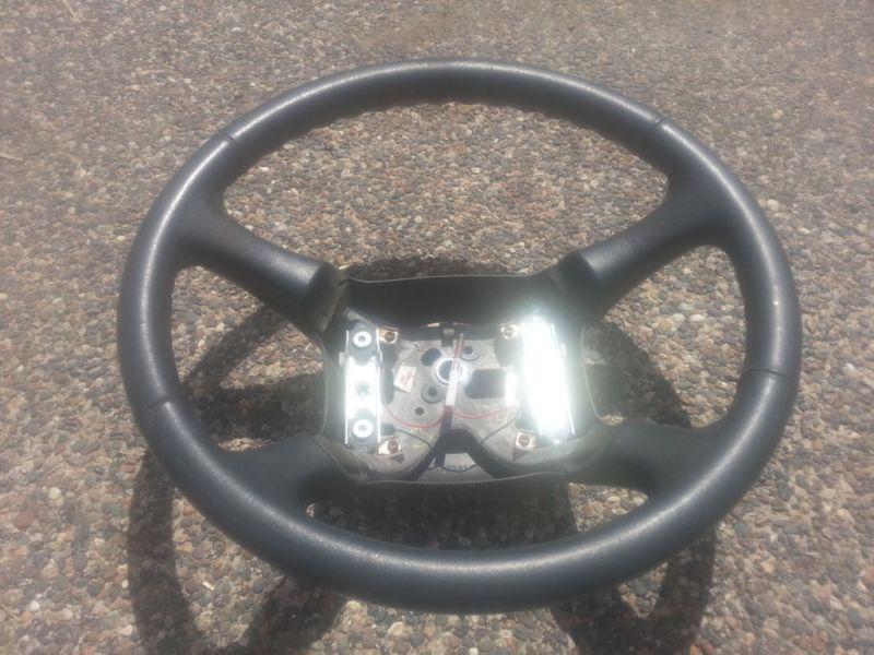 1999 gmc suburban 4x4 slt 4x4 steering wheel leather gray worn