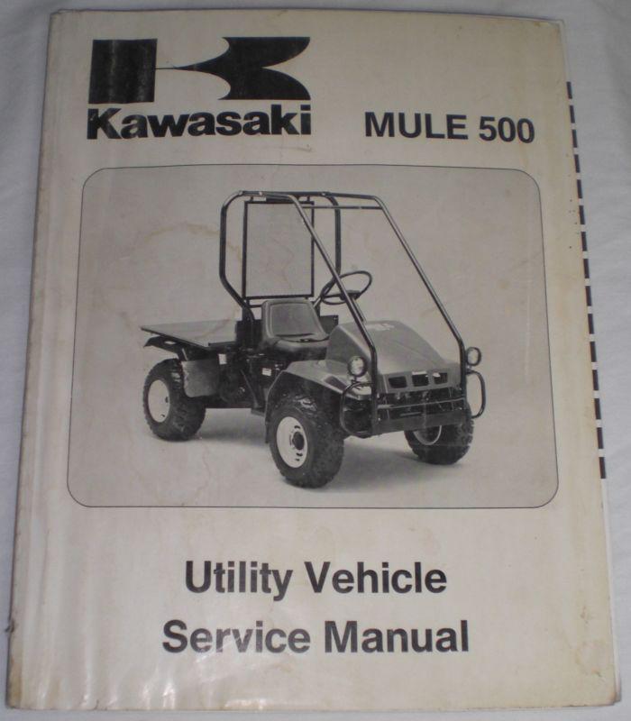 Su2 99924-1146-01 kaf300-a1 kaf300 mule 500 kawasaki service manual