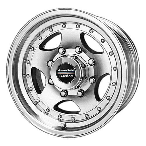 American racing ar 23 15 x 8, 6 x 139.7/5.5 -19 offset machined (1) wheel/rim