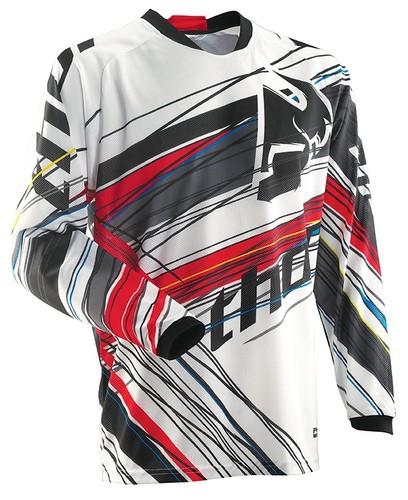 Thor phase vented wired jersey red white medium new 2014