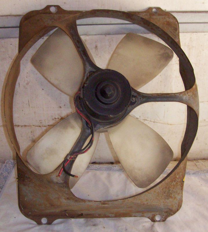 Electric fan & shroud off of a cushman truckster model # 898464 - 9010