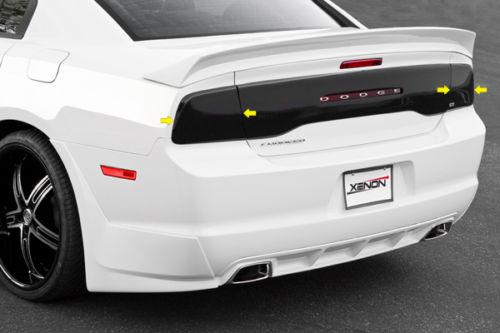 Gts gt4177 11-13 dodge charger tail light covers smoke composilite car rear lamp