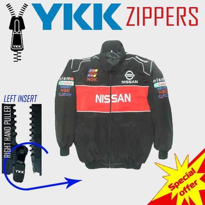Nissan nismo racing jacket rally black and red all youth/adult sizes ykk zip