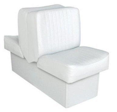  wise deluxe lounge boat seat -  back to back white wd 707p 1 710 pontoon yaht