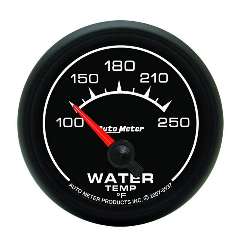Auto meter 5937 es series analog gauges 100-250 degrees f short sweep -  atm5937