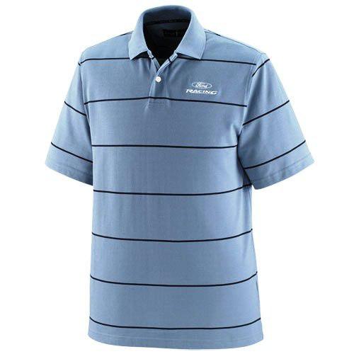 New ford racing men's size m l or xl xxl arnold palmer signature blue polo shirt