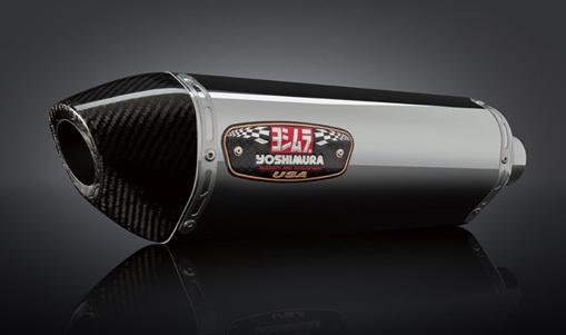 Yoshimura r-77 stainless/carbon epa slip-on exhaust 2006-2012 yamaha fz1