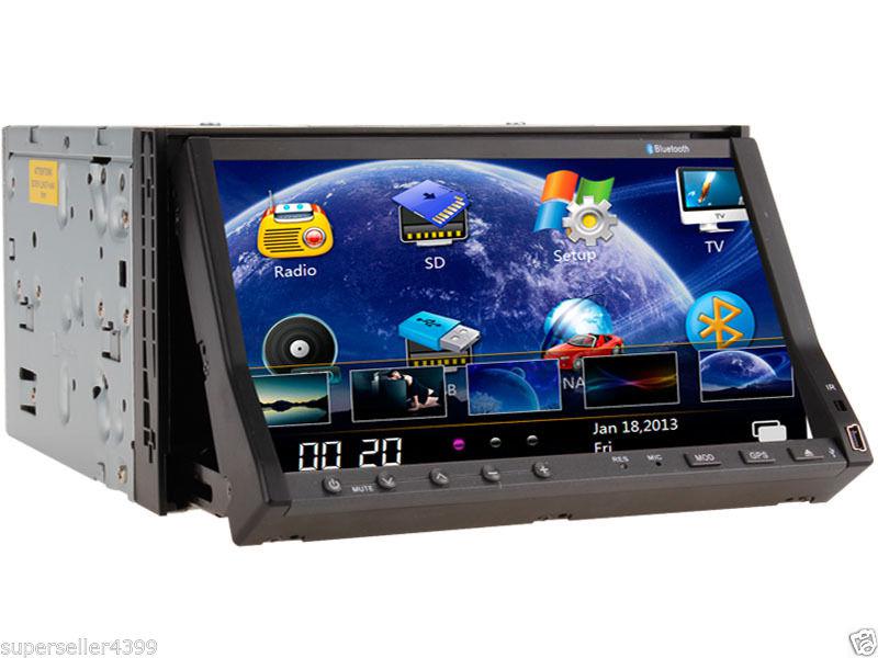 In dash touchscreen car dvd player 2din stereo 7"lcd tv