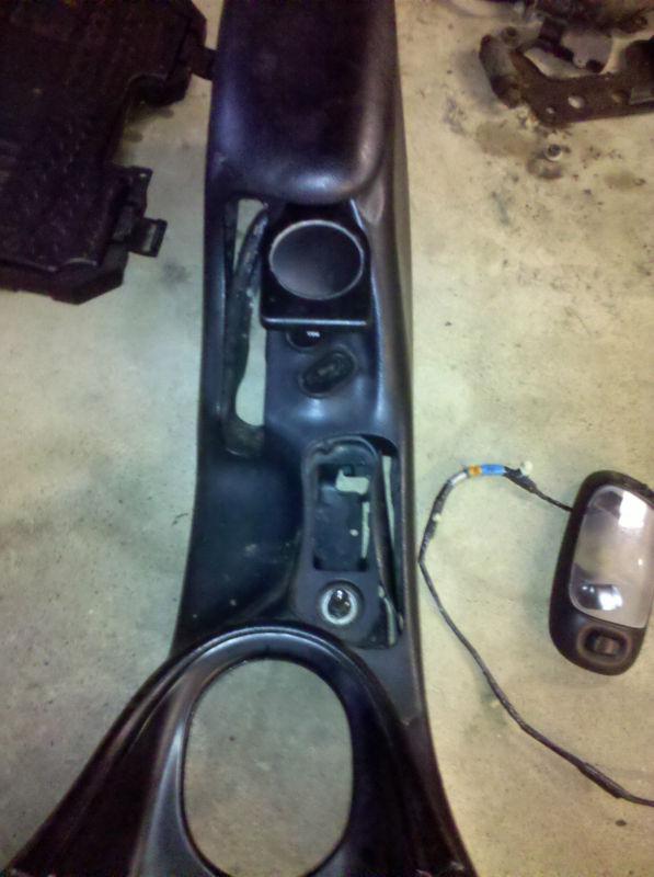 1987-2004 mustang center console - black - used
