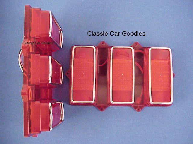 1969 ford mustang led tail lights (2) 105 leds! new.