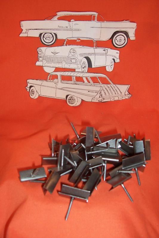 1955 56 57 chevy door panel nails fastiners sedan hardtop wagon nomad convertibl