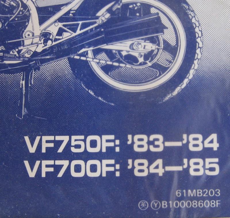 Sell HONDA Official Motorcycle Shop Manual - VF700F / VF750F