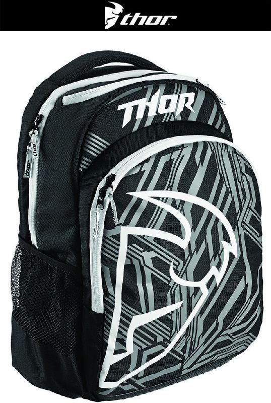 Thor fusion black white back pack backpack dirt bike mx 2014