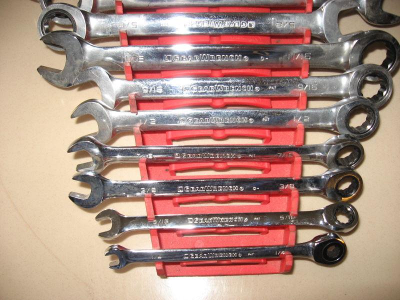Gearwrench  9312  13 piece sae master ratcheting wrenches