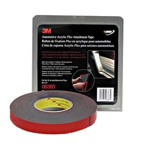 3m company 6383 7/8"x20 yards black automotive acrylic attachment tape