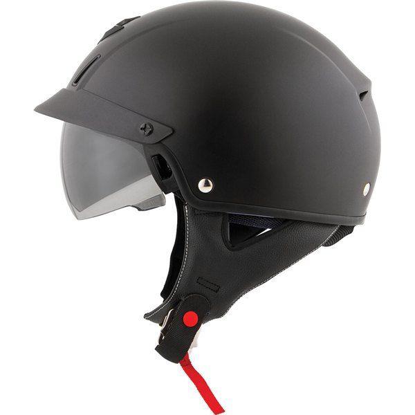 Matte black s scorpion exo exo-c110 half helmet