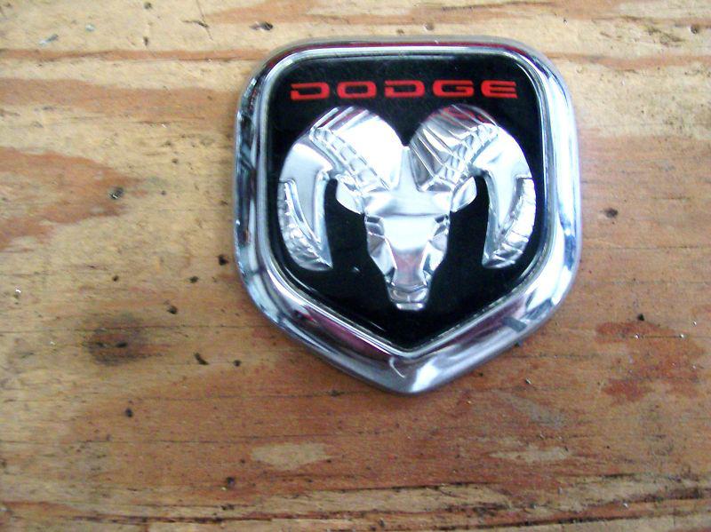Dodge van dakota durango plastic ram hood ornament emblem  g/c g/color