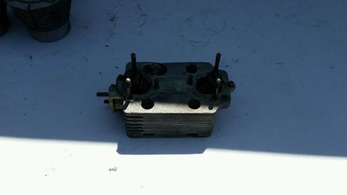 Porsche 911 cylinder head with valves and studs and piston