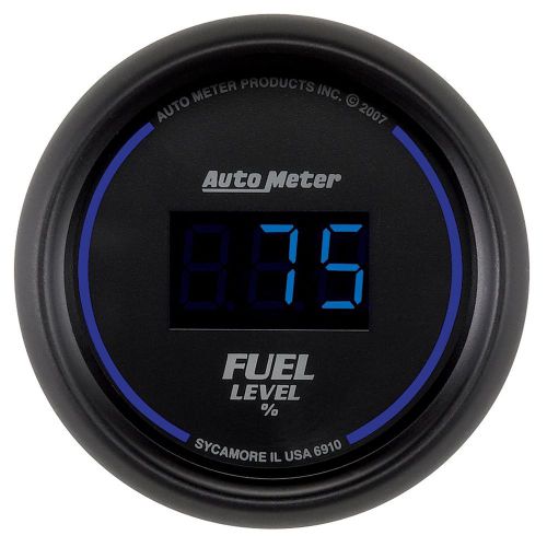 Auto meter 6910 cobalt; digital programmable fuel level gauge
