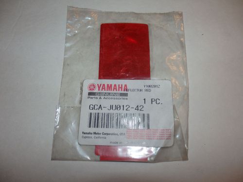 Yamaha genuine part gca-ju012-42-00 - reflector, red  golf cart *new*