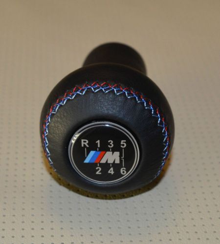 Bmw gear shift knob fit  -e21 e28 e30 e34 e36 e39 e46-m3 m5 m6 black - 6 speed