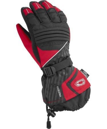 Castle x racewear rizer g7 mens snowmobile gloves red