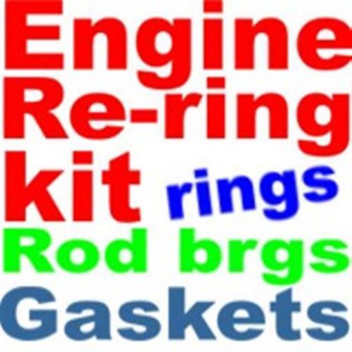 Rebuild engine re-ring kit chevy 283 327 305 400 1957 -1985-rings,rods, gaskets