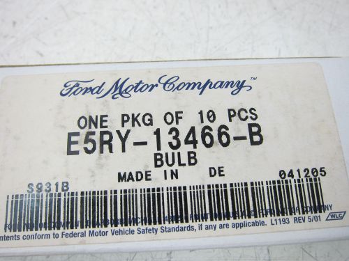 Ford park light dash bulbs  10 pack clean e5ry-13466-b