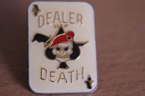 Skull motorcycle biker enamel tie or lapel pin badge gambling cards poker
