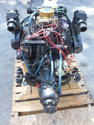 Gm 7.4l 454 inboard marine engine &amp; borg warner velvet drive transmission (1.52)