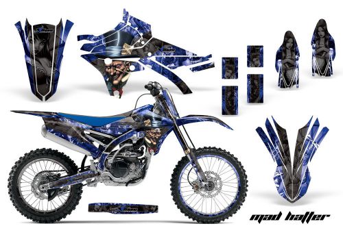 Amr racing yamaha yz 250/450f graphics # plate kit mx bike decal 14-16 mad httr