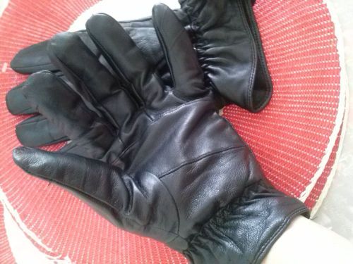 Vinyl biker gloves