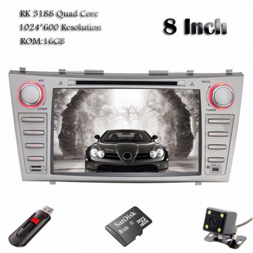 Android 4.4 wifi car dvd gps navi radio stereo player for toyota camry 2006-2011
