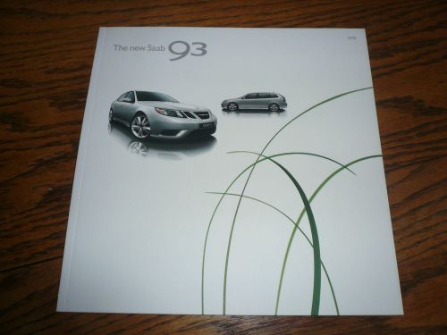2008 saab 93 sales brochure