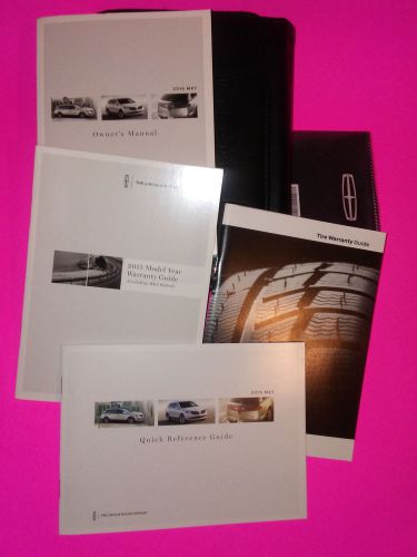2015 lincoln mkt owner&#039;s manual set (gently used)