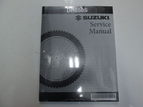 1990s suzuki dr650s service repair workshop shop manual brand new factory