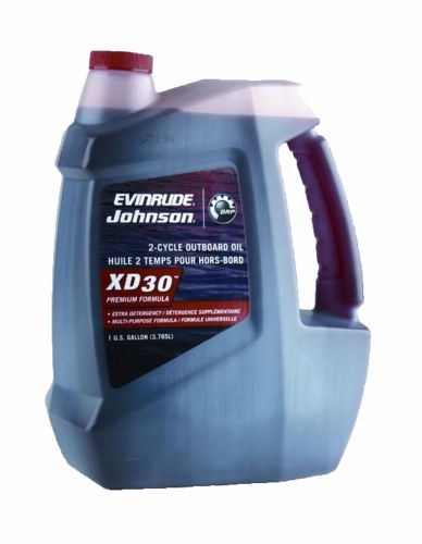 Oem brp johnson evinrude xd 30 2-cycle oil one gallon 764349