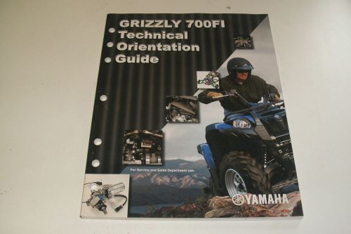 Yamaha atv dealer technical service orentation guide 2006 700 fi grizzly