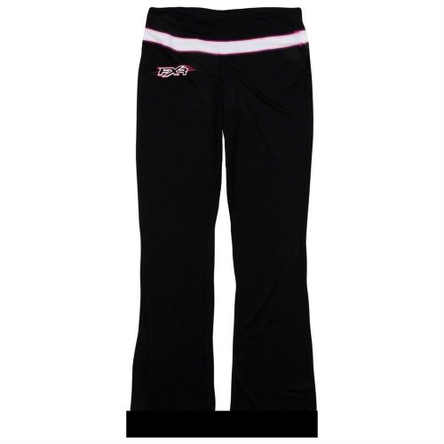 Fxr womens ladies flashpoint black and white yoga pants -size 12 - new