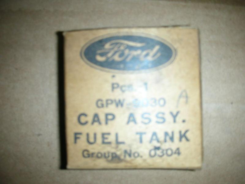 Mb gpw gp gpa willys jeep  early fuel cap nos