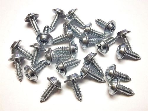 Mg bright zinc trim screws- qty.25- #8 x 1/2&#034; phillips flat top screws-#216