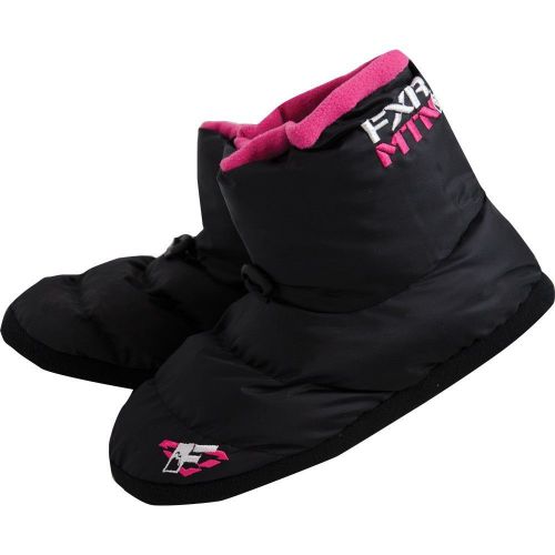 Fxr slip-on slippers/booties  black/pink 6-7 womens