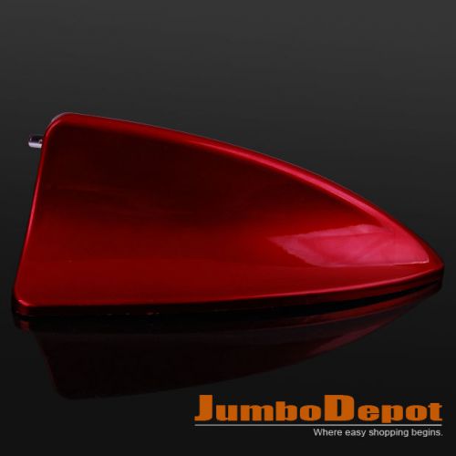 Red shark fin style roof mount dummy aerial antenna decor for lexus is300 rx350
